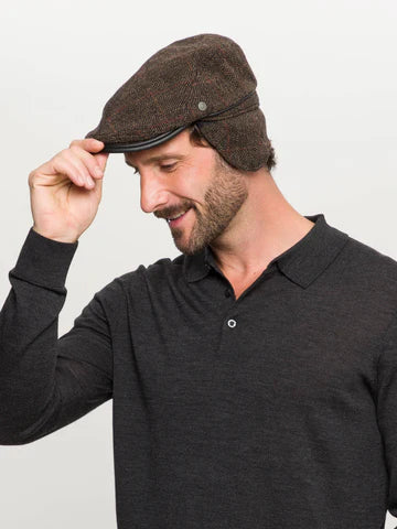 Bugatti Checkered Wool Cap 629104